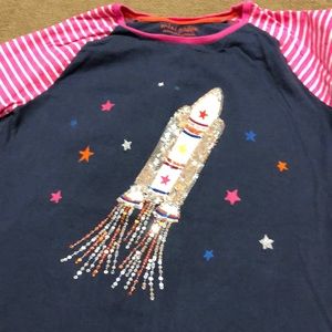 Mini Boden Girls Rocket Tee